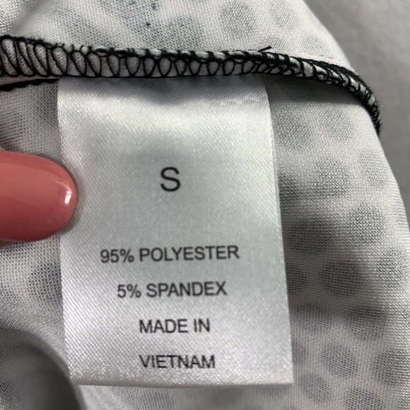 Jemma Geo Print Skirt Womens Small Straight Pull On Knit Black White NWT Midi - Picture 6 of 6